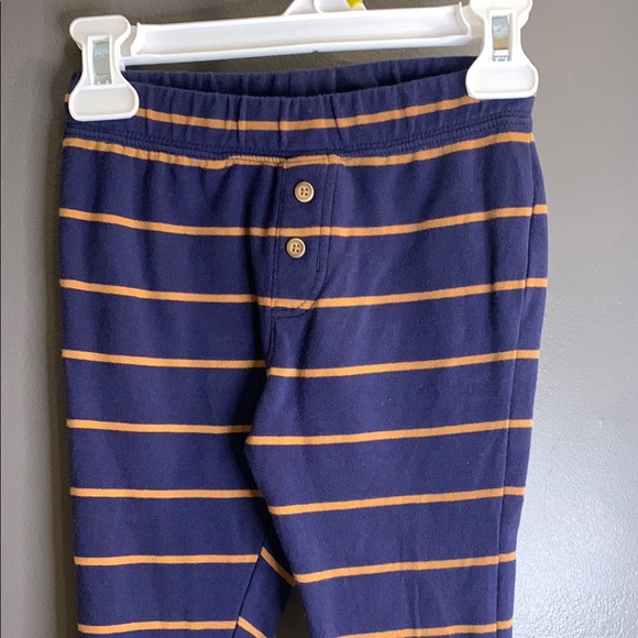 Gymboree Striped Navy and brown Kids Bottoms size 3T - Picture 2 of 3